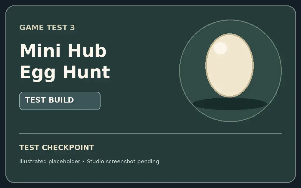 Illustrated test checkpoint placeholder; Studio screenshot pending